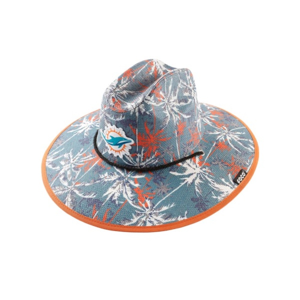NWT Foco Men's Miami Dolphins Thematic NFL Straw Hat